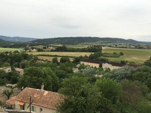 View from atop Ansouis