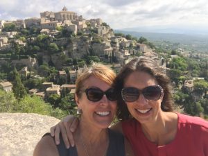 The village of Gordes in the background