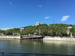 Looking toward the Basilique